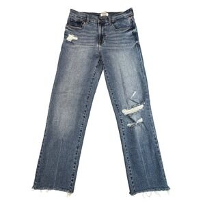 Kensie Jeans Women's Size 4/27‎ Vintage Luxe Denim Straight Leg Medium Wash Blue